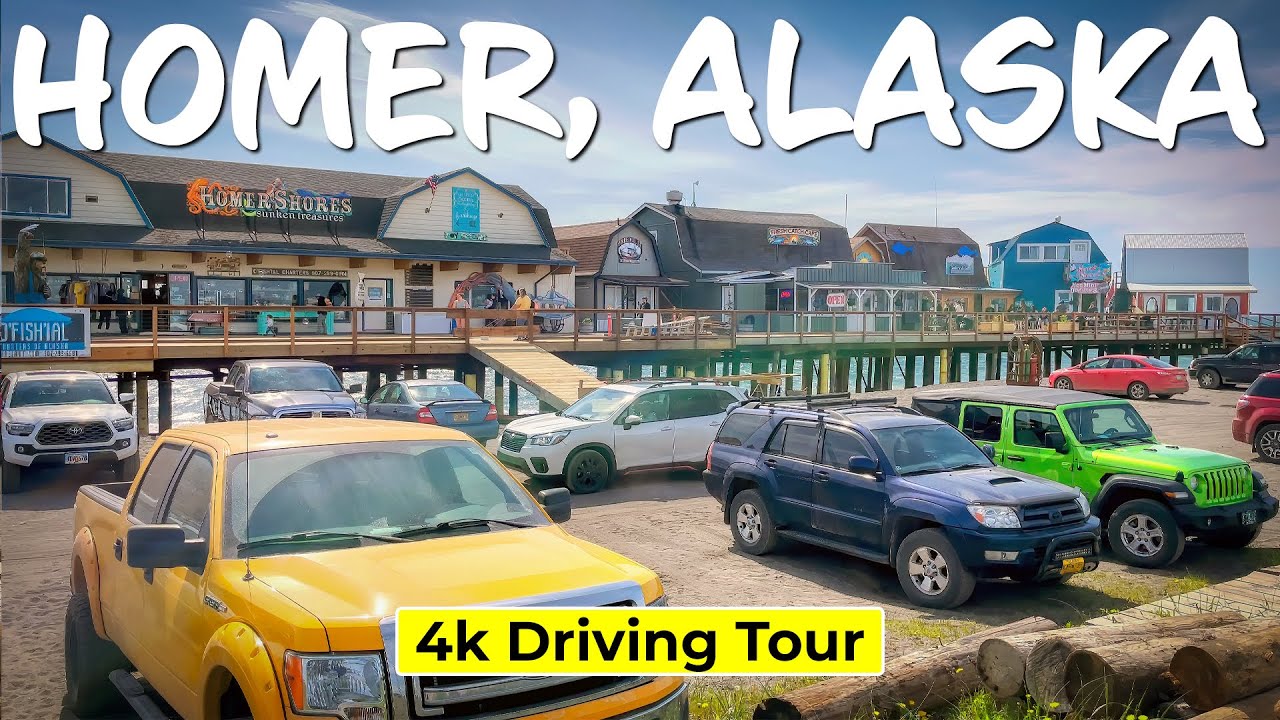 HOMER, ALASKA 4K Driving Tour