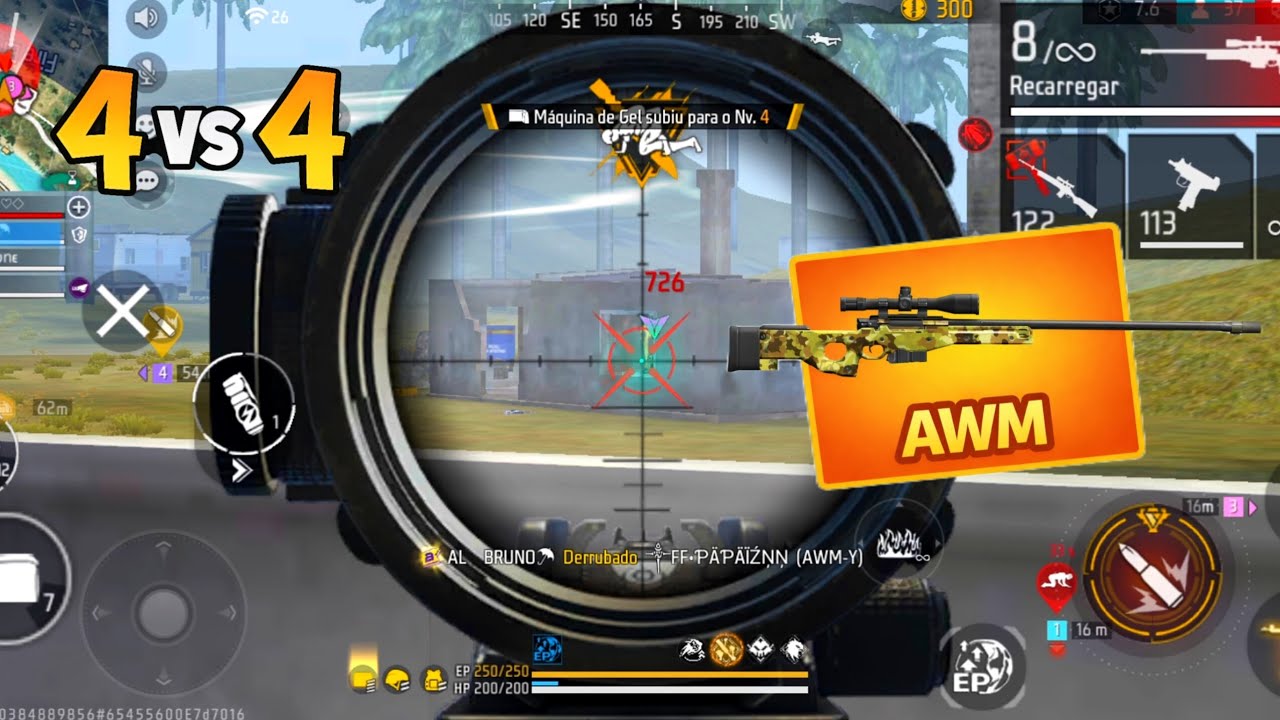 JOGUEI COM A AWM NESSA PARTIDA E ISSO ACONTECEU 🔥