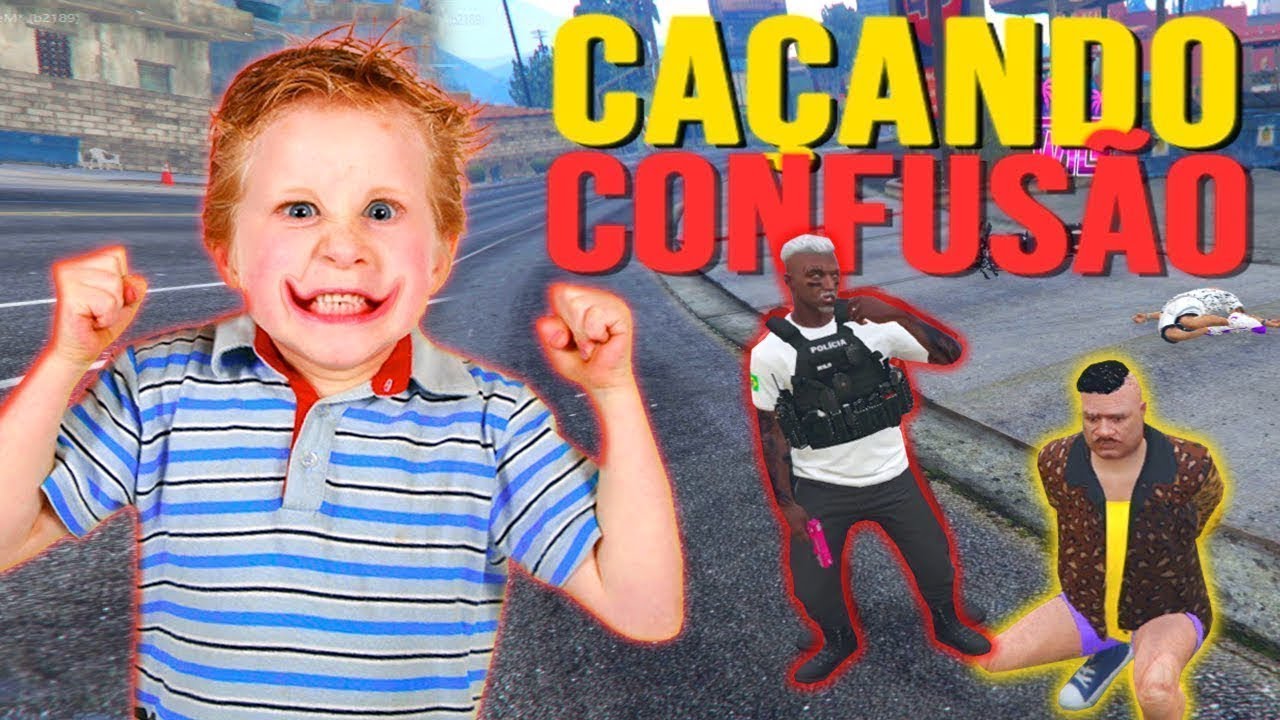 CAÇANDO CONFUSÃO no GTA RP 😂 (Paulinho o LOKO)