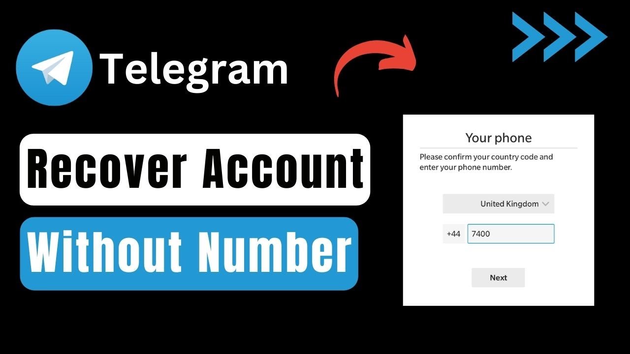 Recover Telegram Account Without Phone Number !