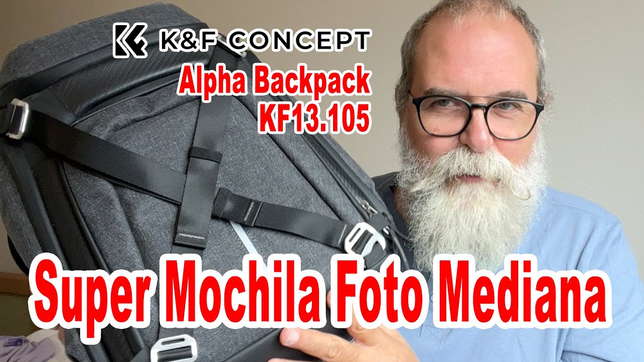 Mochila Foto Alpha Backpack KF13.105 de K&F Concept - EN ESPAÑOL