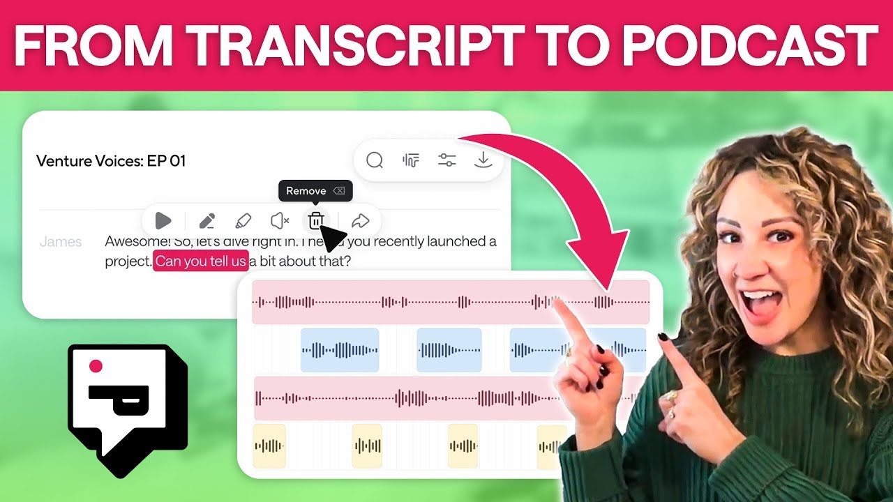 Audio to Text Editing with Podcastle New AI Feature
