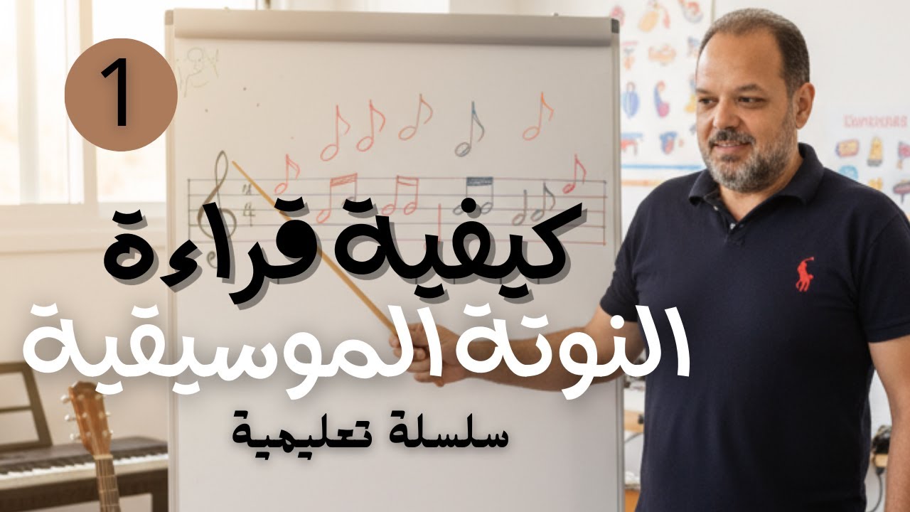 اكتشف اسرار الموسيقي : دليل المبتدئين لقراءة النوتة الموسيقية