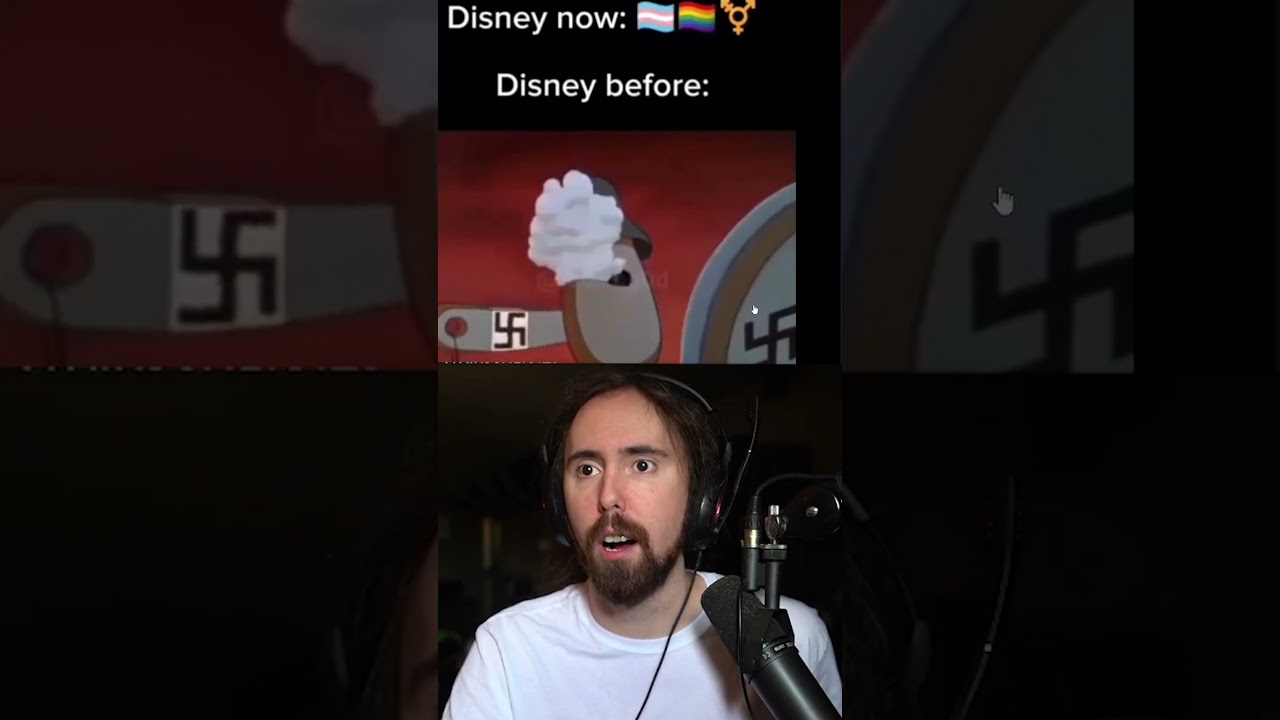 Asmongold reacts to an old Disney cartoon #shorts #youtubeshorts #asmongold #clips