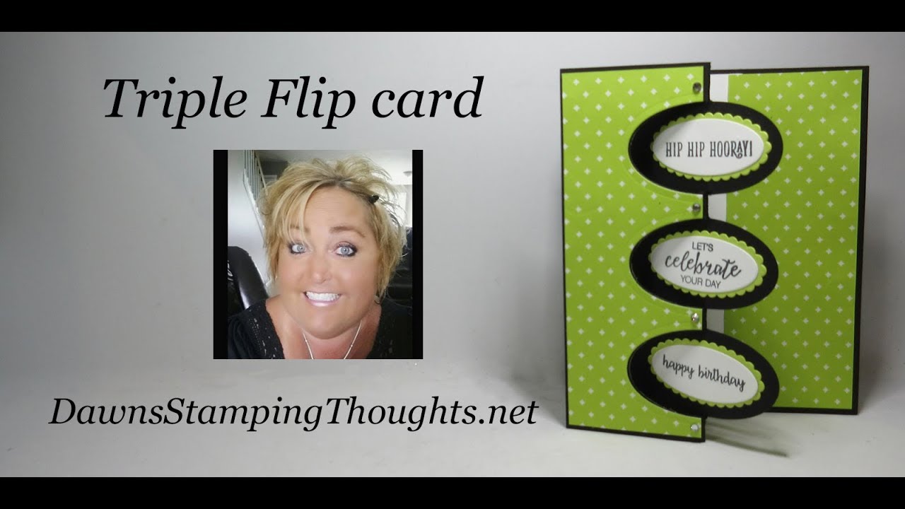 Triple Flip card