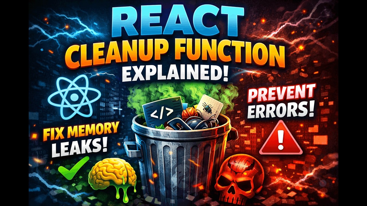 React Cleanup Function EXPLAINED 🚀 Fix Memory Leaks & Errors
