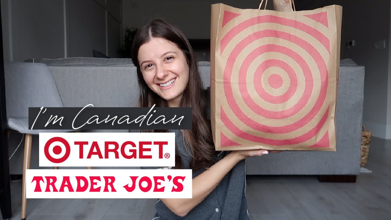 TARGET & TRADER JOE'S HAUL | I'm Canadian!
