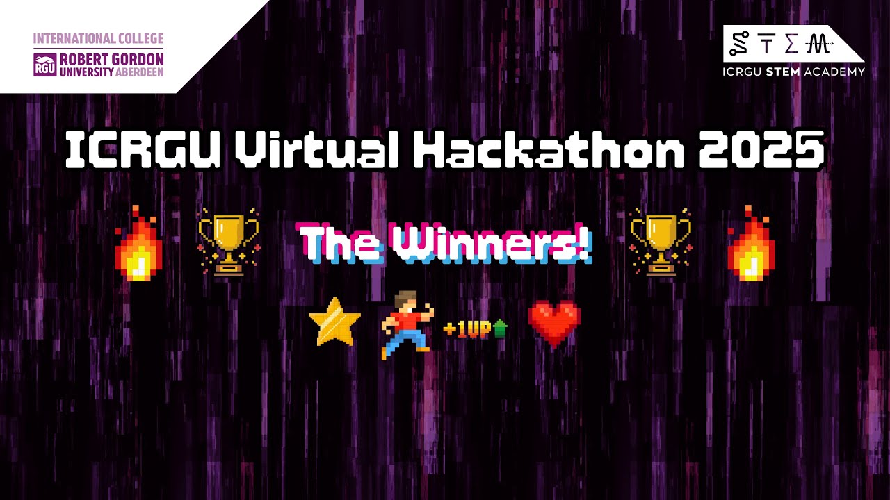ICRGU Virtual Hackathon 2025 &ndash; WINNERS ANNOUNCED! 🏆