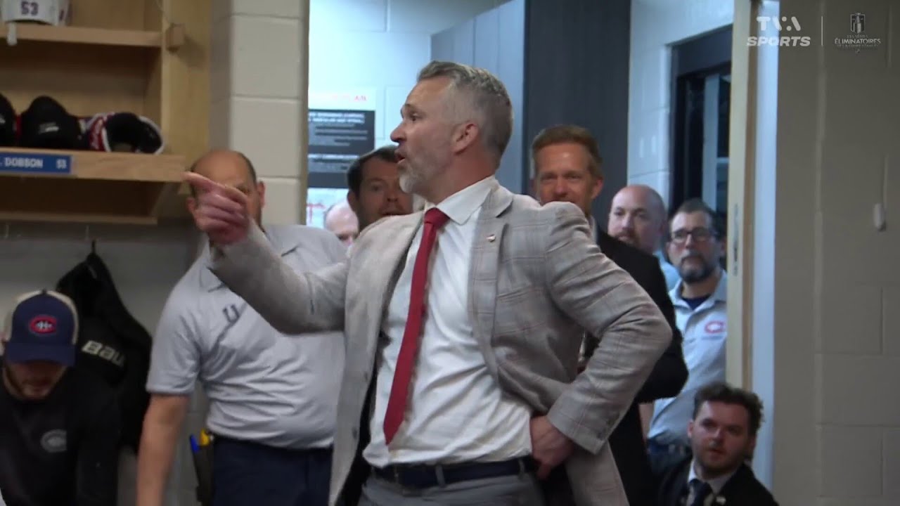 La c&eacute;l&eacute;bration de Martin St-Louis apr&egrave;s la victoire du match #7 face au Lightning
