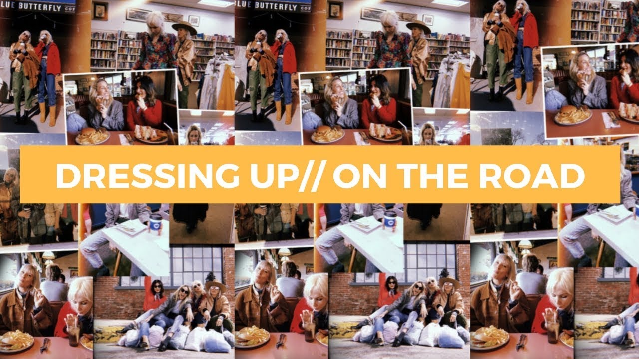 THRIFT SHOPPING ROAD TRIP// DRESSING UP ON THE ROAD