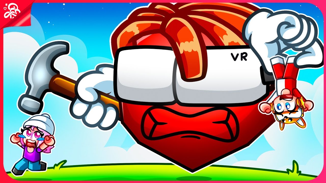 ROBLOX -  VIREI O BOSS DAVE EM REALIDADE VIRTUAL E DESAFIEI MEU IRMÃO😆