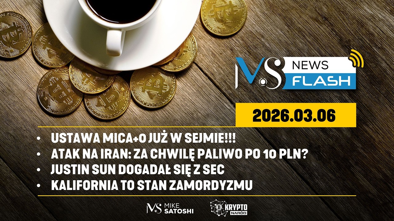 BITCOIN ROŚNIE, JAK DŁUGO? IRAN WALCZY, BENZYNA PO 10 PLN? JUSTIN SUN I UGODA Z SEC