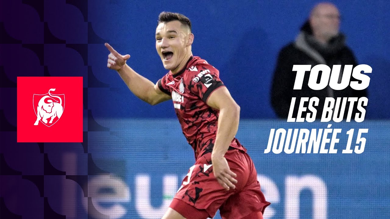 TOUS LES BUTS JOURNEE 15 👀⚽ Moments forts de la Jupiler Pro League 23/24