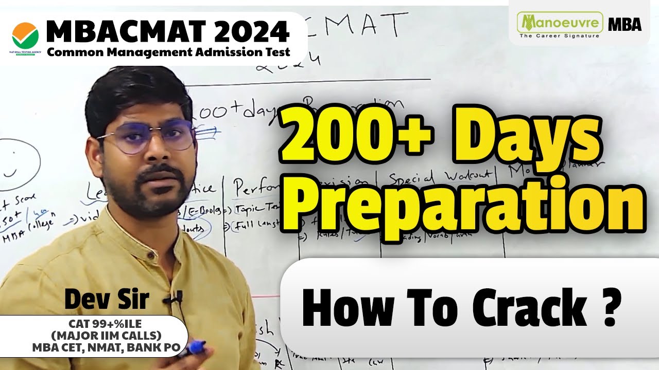 CMAT 2024 - 200+ Days Preparation Planning/Strategy | How To Crack CMAT ? | Must Watch