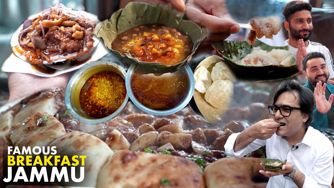 Rajma Dip Kulcha | Chajju Di Hatti | Famous Suji Halwa Jammu | DharampalJi Ki Aloo Tikki | Jammufood