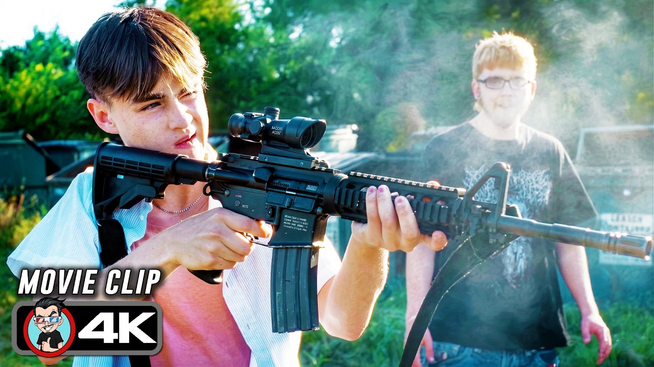 Confronting A Mass Shooter Scene | OUR HERO, BALTHAZAR (2026) Movie CLIP 4K