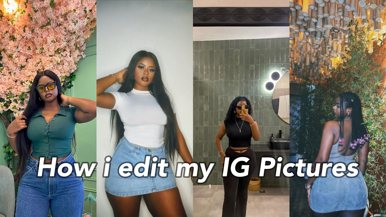 HOW I EDIT MY INSTAGRAM PICTURE, REELS ,TIKTOK VIDEOS AND MORE