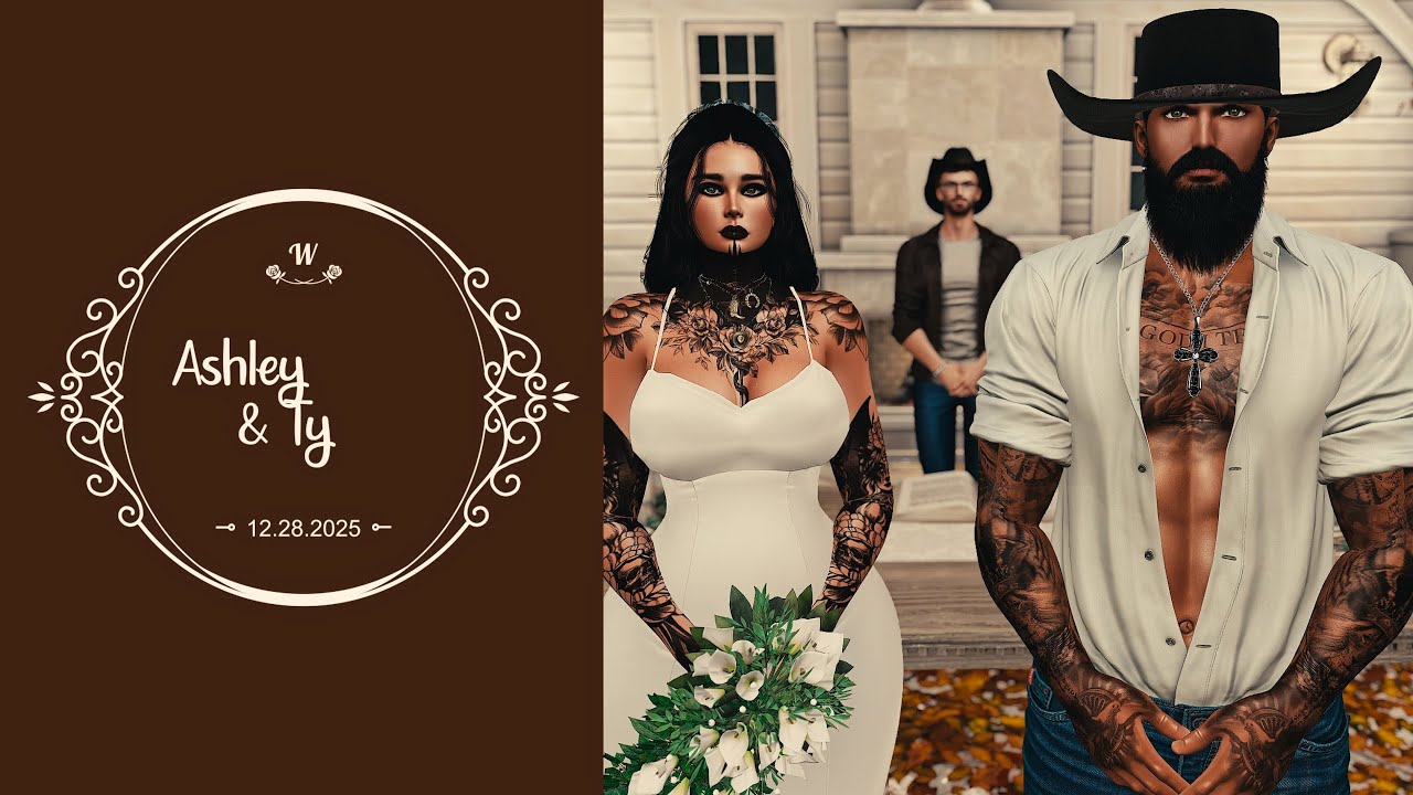 The Wedding of Ashley & Ty in Second Life