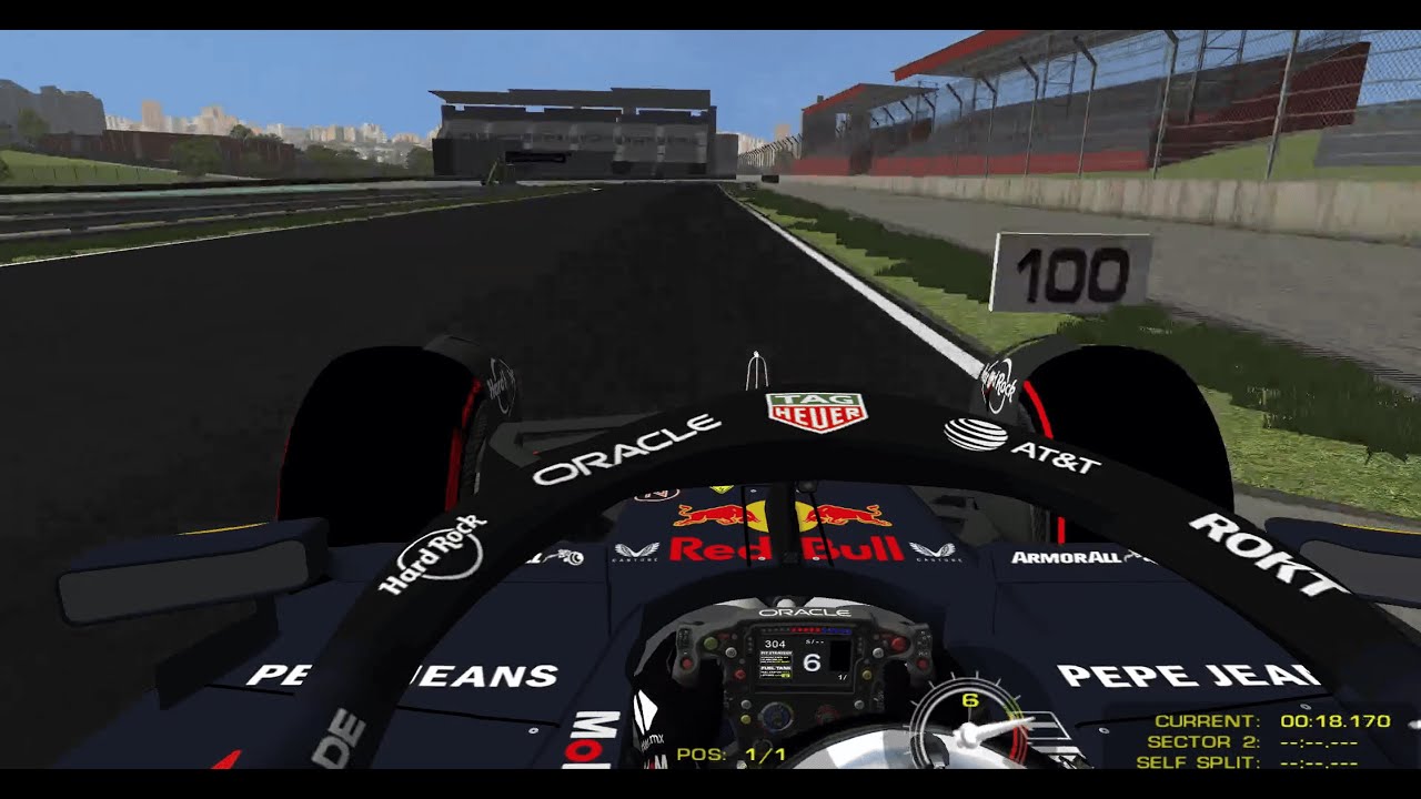 F1 2025 Onboard rFactor (2005) Gameplay (Red Bull RB21)