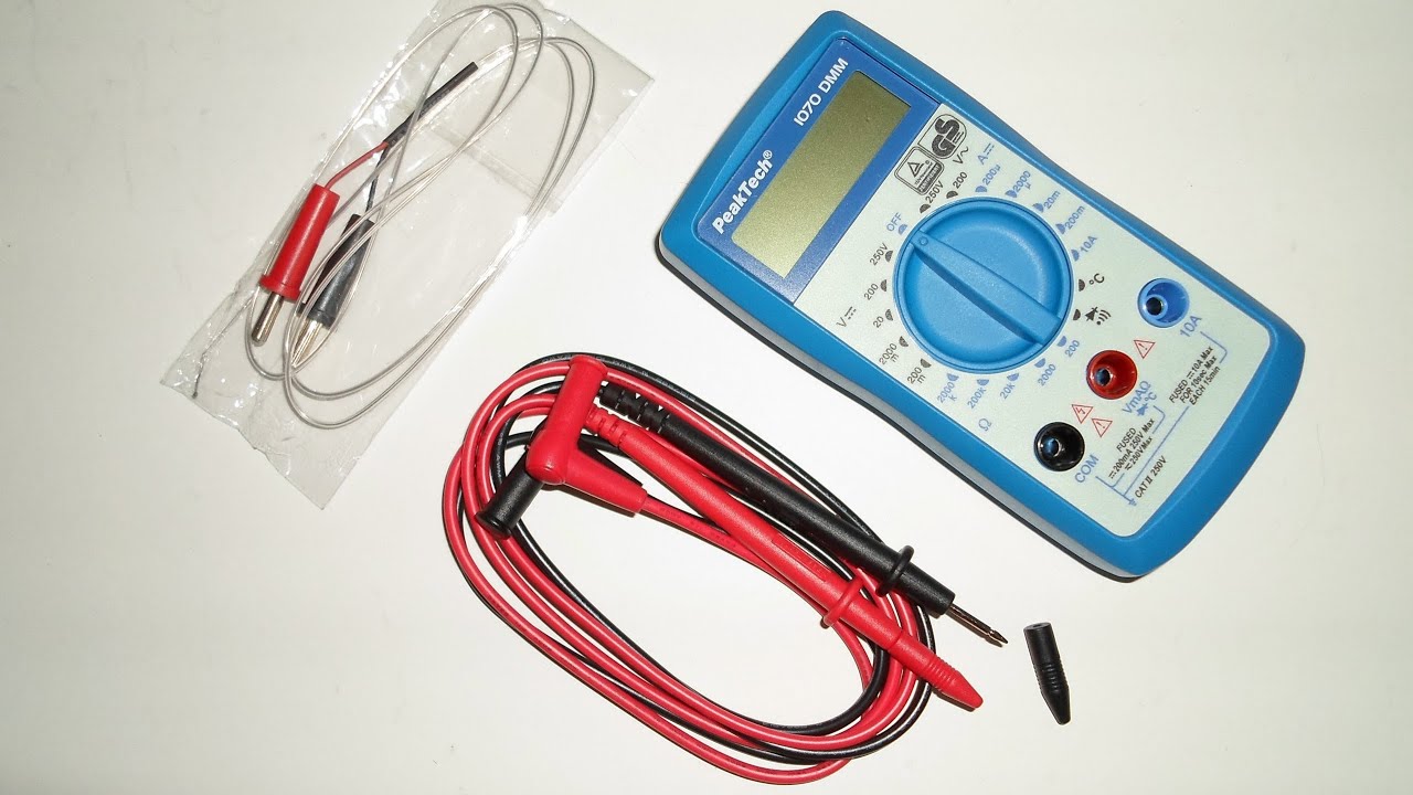 PeakTech 1070 Multimeter Unboxing