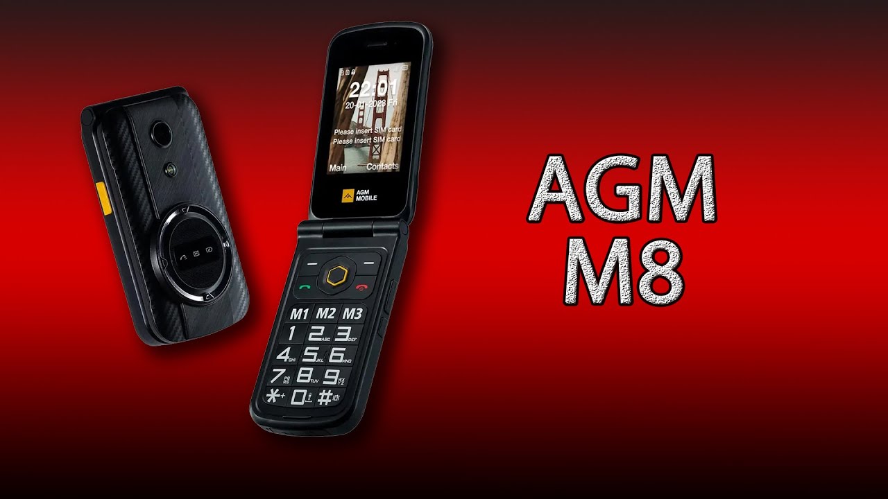 AGM M8 - сучасна розкладачка із захистом IP68!