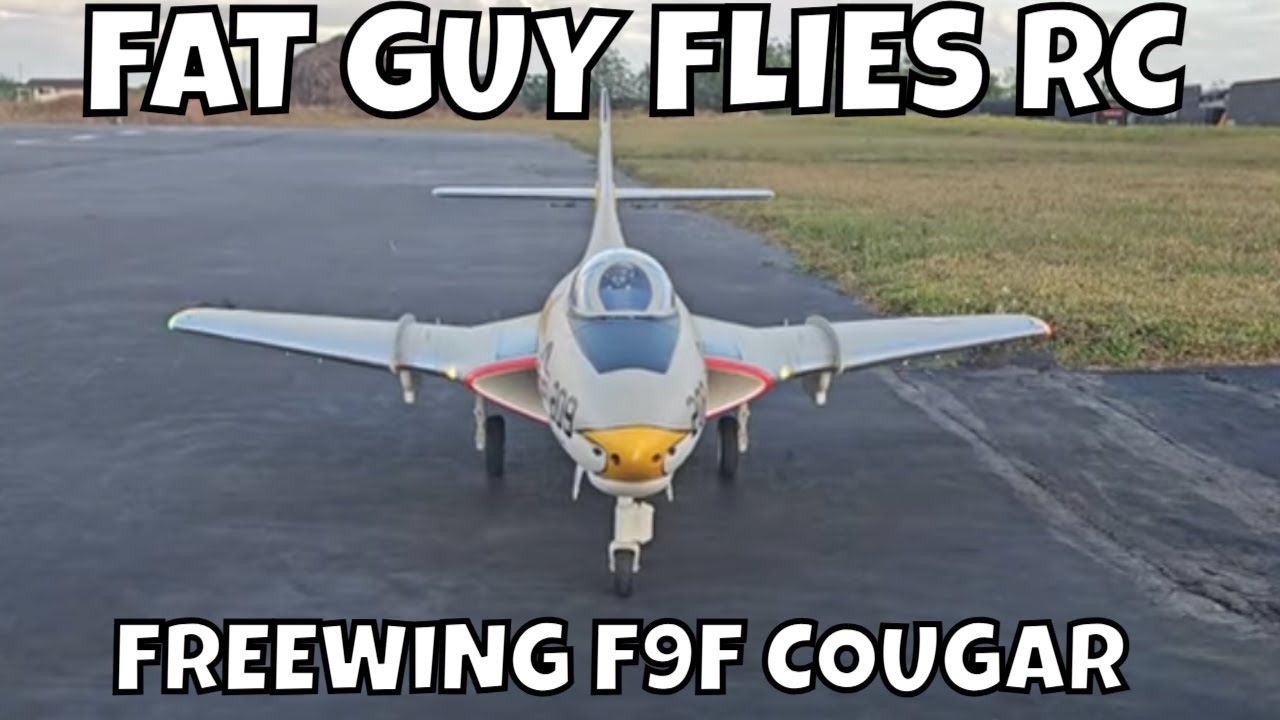 FREEWING 80MM F9F COUGAR DECEMBER REVIEW by FGFRC #aviation #rcjets