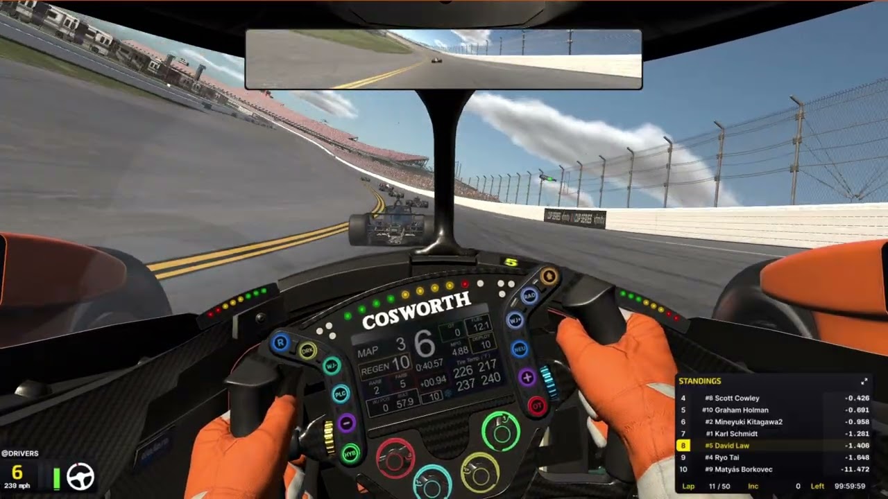 My First Indy Race At Dega!!
