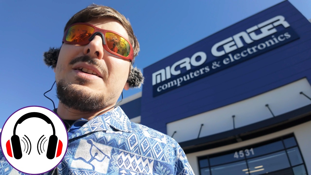 [Binaural Recording] Micro Center Phoenix AZ VIP Pre Opening