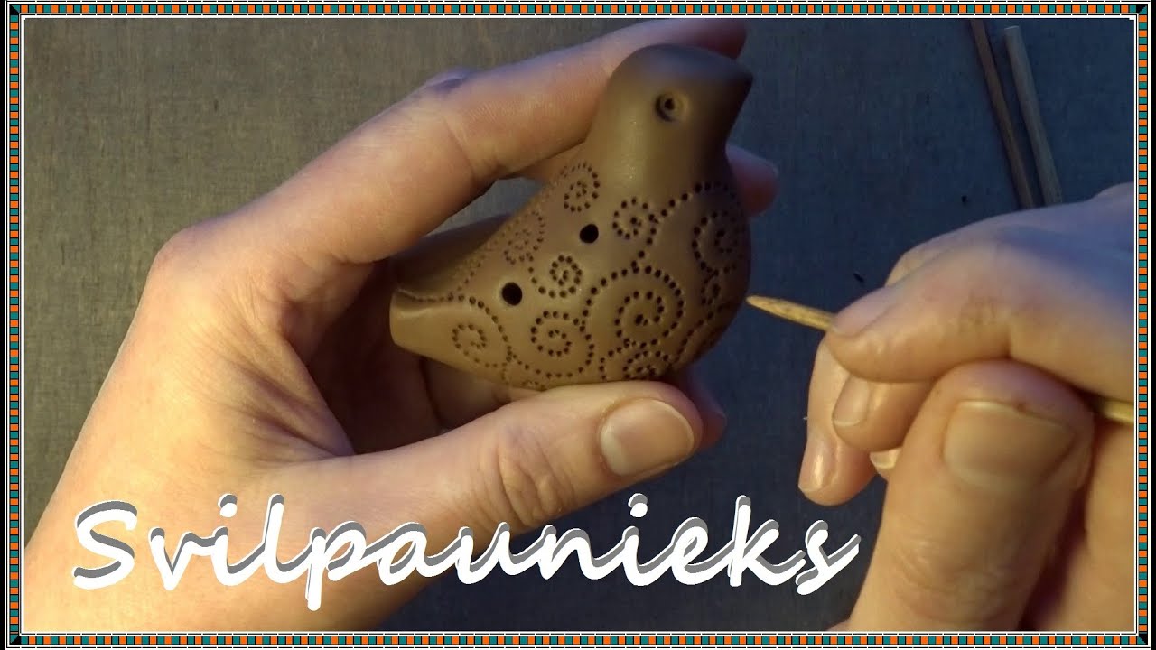 SVILPAUNIEKS / BIRD SHAPED OCARINA / MOLINUKAS