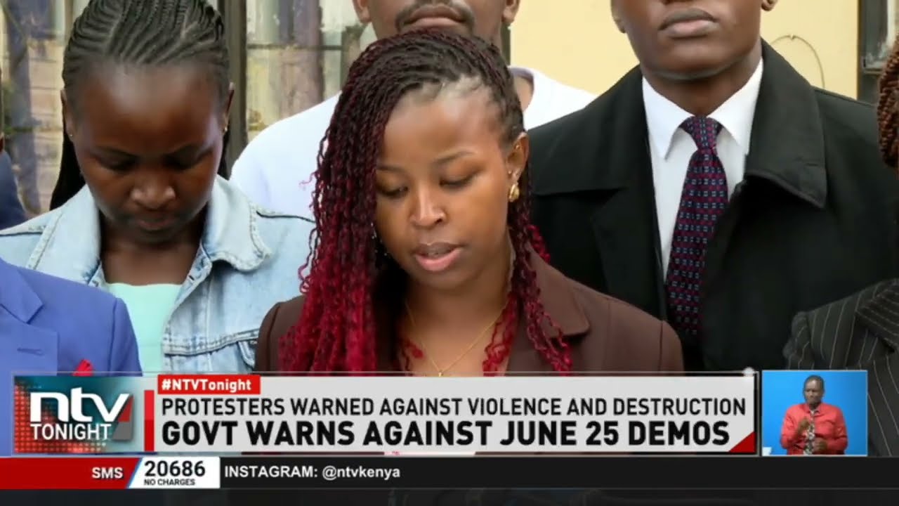 Govt warns against June 25 demos as youth groups insist they will hold peaceful processions