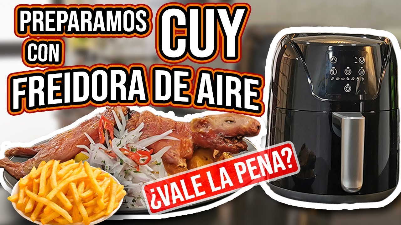 Cuy frito - Puse a prueba mi freidora de aire ¿Vale la pena? | Lococino Tv