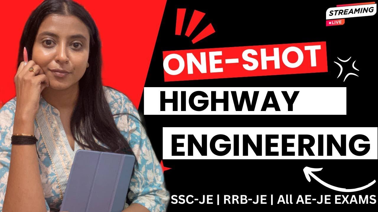 JUST ONE VIDEO TO COMPLETE HIGHWAY ENGINEERING!!!