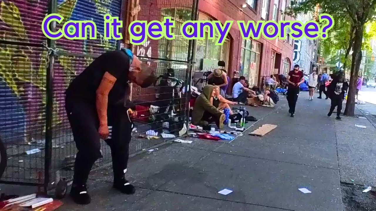 Homeless of Vancouver BC, what happened today? August 16, 2023 ROUGH LIVING