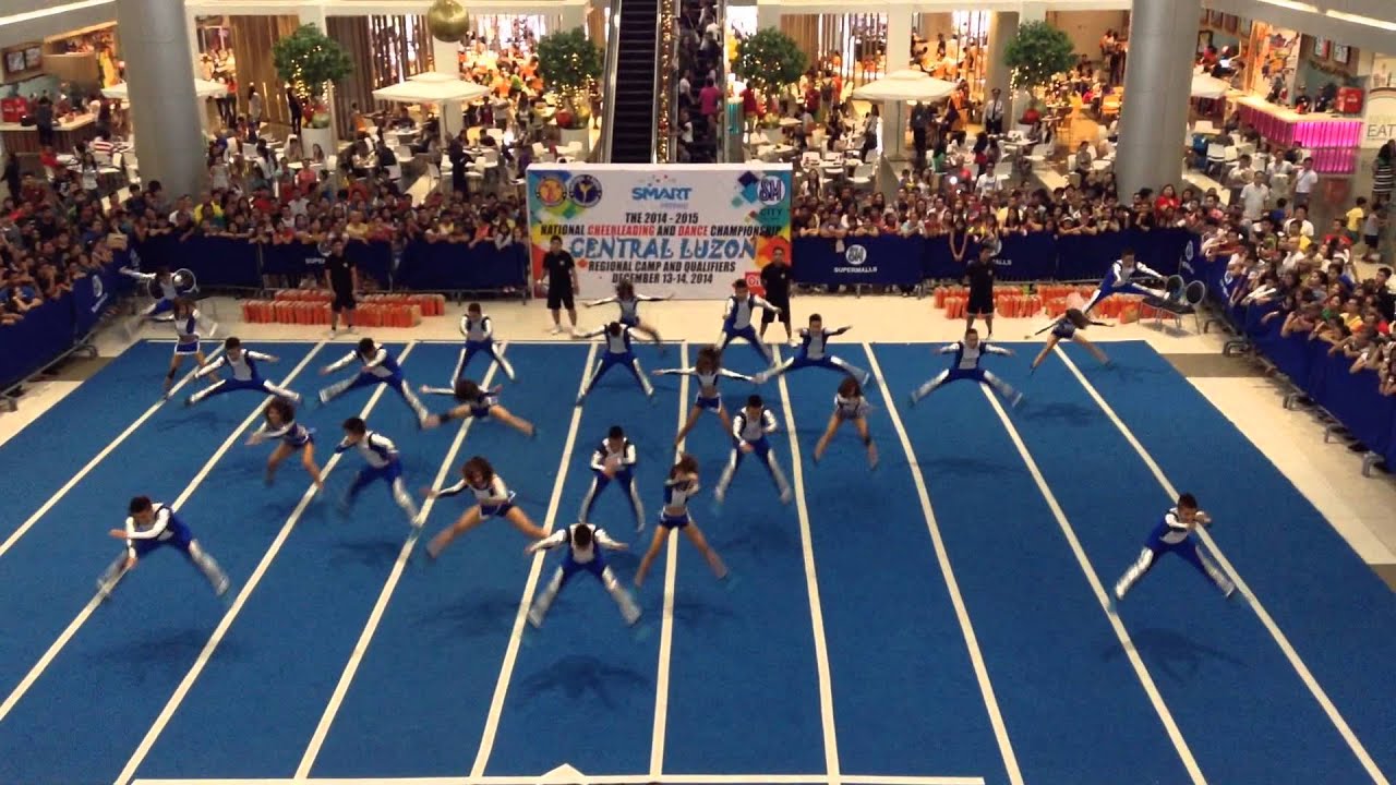 AUF GREAT DANES PEP SQUAD at NCC CENTRAL LUZON QUALIFIERS 2014-2015