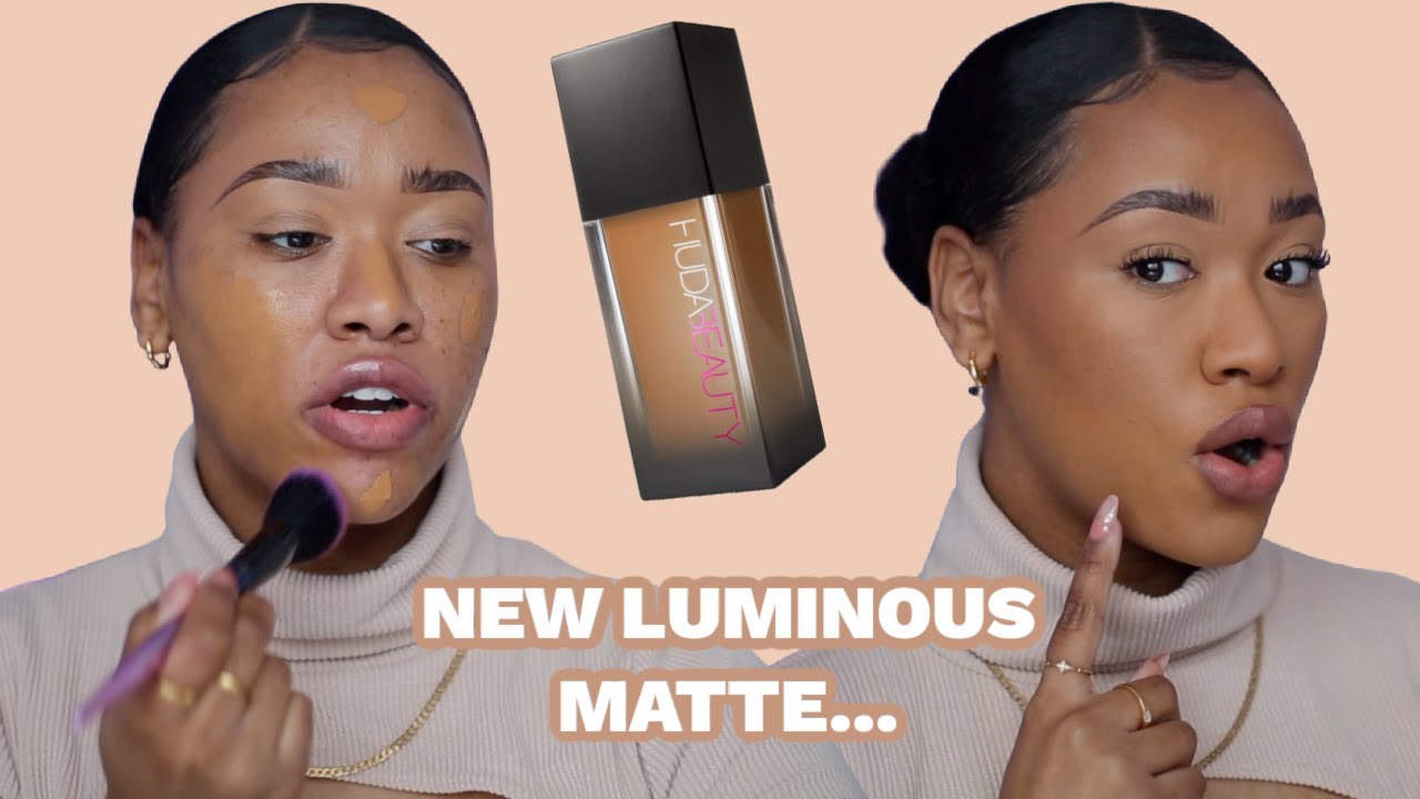 TESTING NEW HUDA BEAUTY LUMINOUS MATTE FOUNDATION & WEAR TEST... 430N Gingerbread