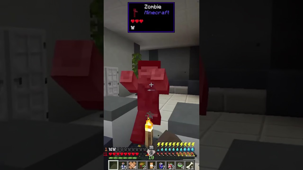 On d&eacute;couvre un bureau de police ! enfin des armes😱 #saiyansolide #minecraft #modpack #apocalypse