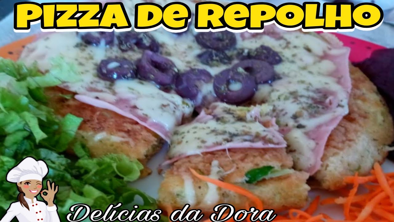 Pizza de Repolho sem usar Farinha de Trigo - Del&iacute;cias da Dora