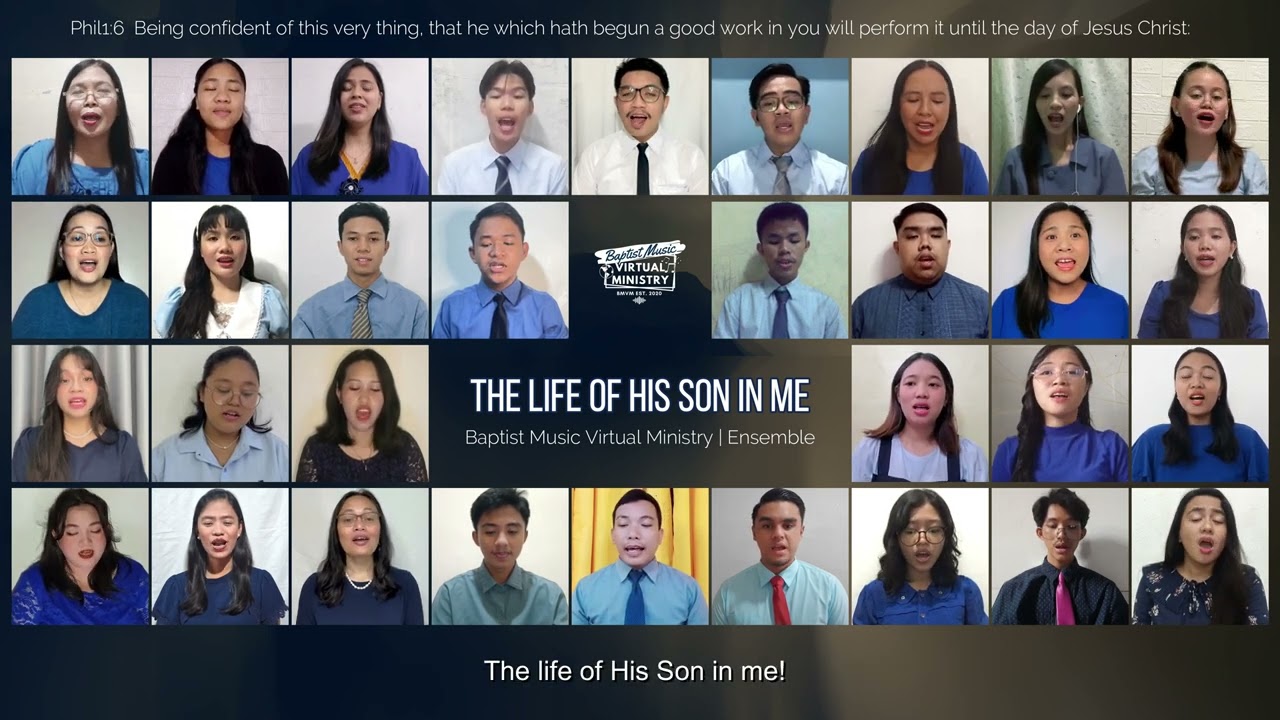 The Life of His Son in Me | Baptist Music Virtual Ministry | Ensemble