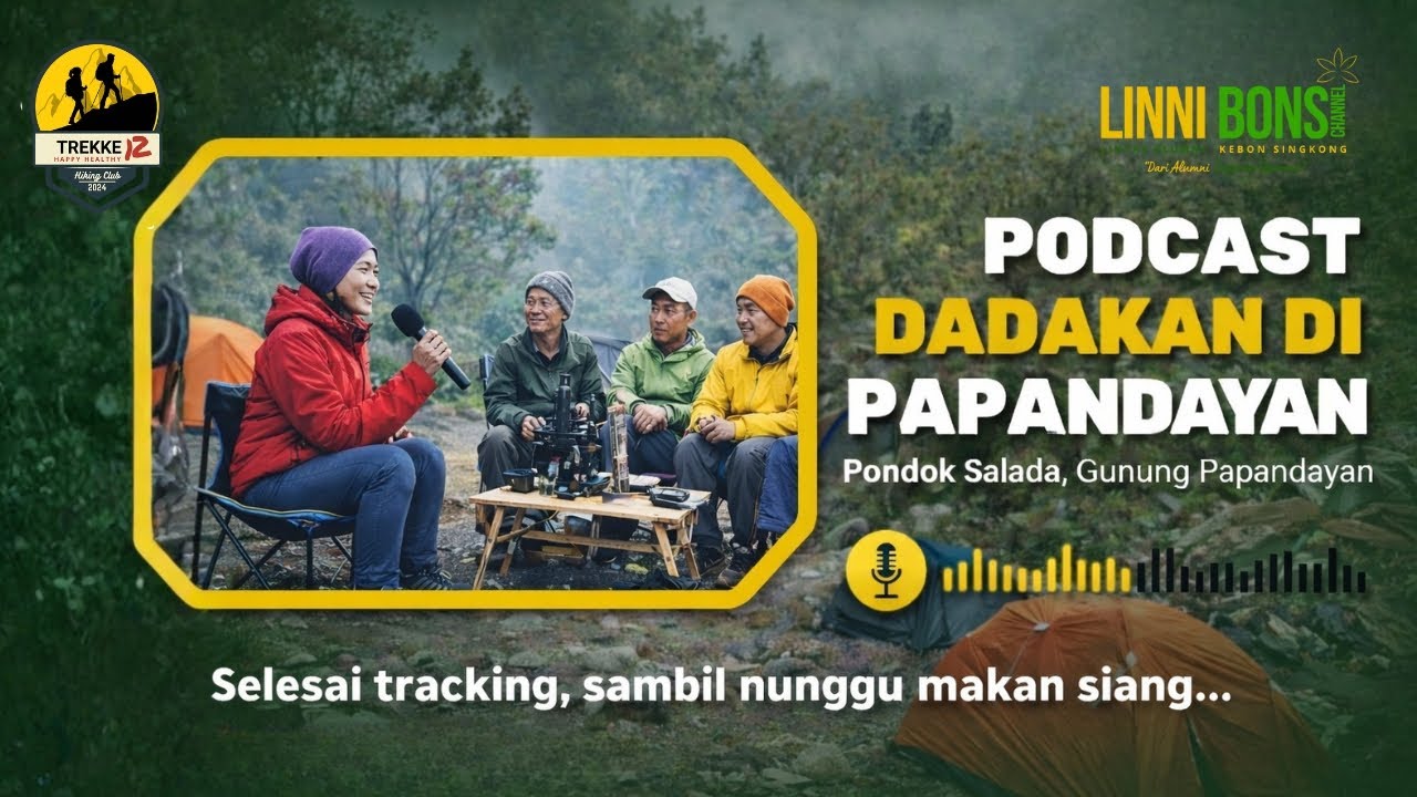“Belum Makan, Udah Podcast di 2.300 MDPL | Trekke12 di Gunung Papandayan