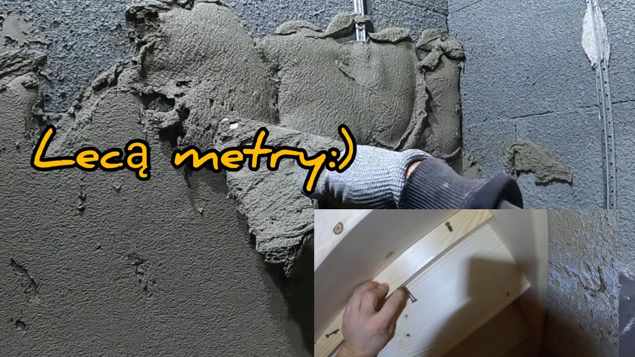 Budowa domu*282- Tynki-Wzmocnienie schodów