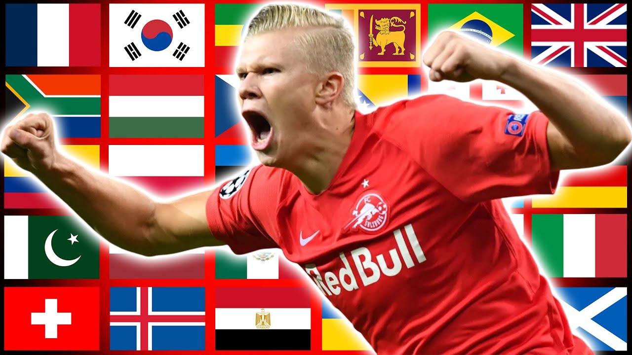 Erling Haaland in 70 Languages Meme