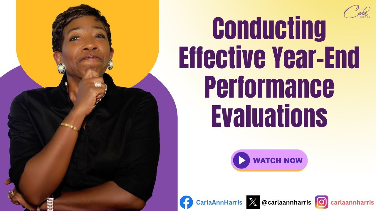 Conducting Effective Year-End Performance Evaluations