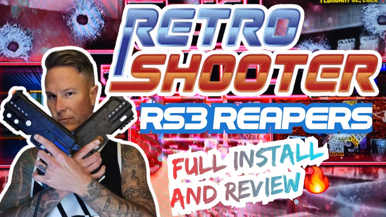 Retro Shooter RS3 Reapers | Датчики за тонированным стеклом | Полная установка и обзор🔫