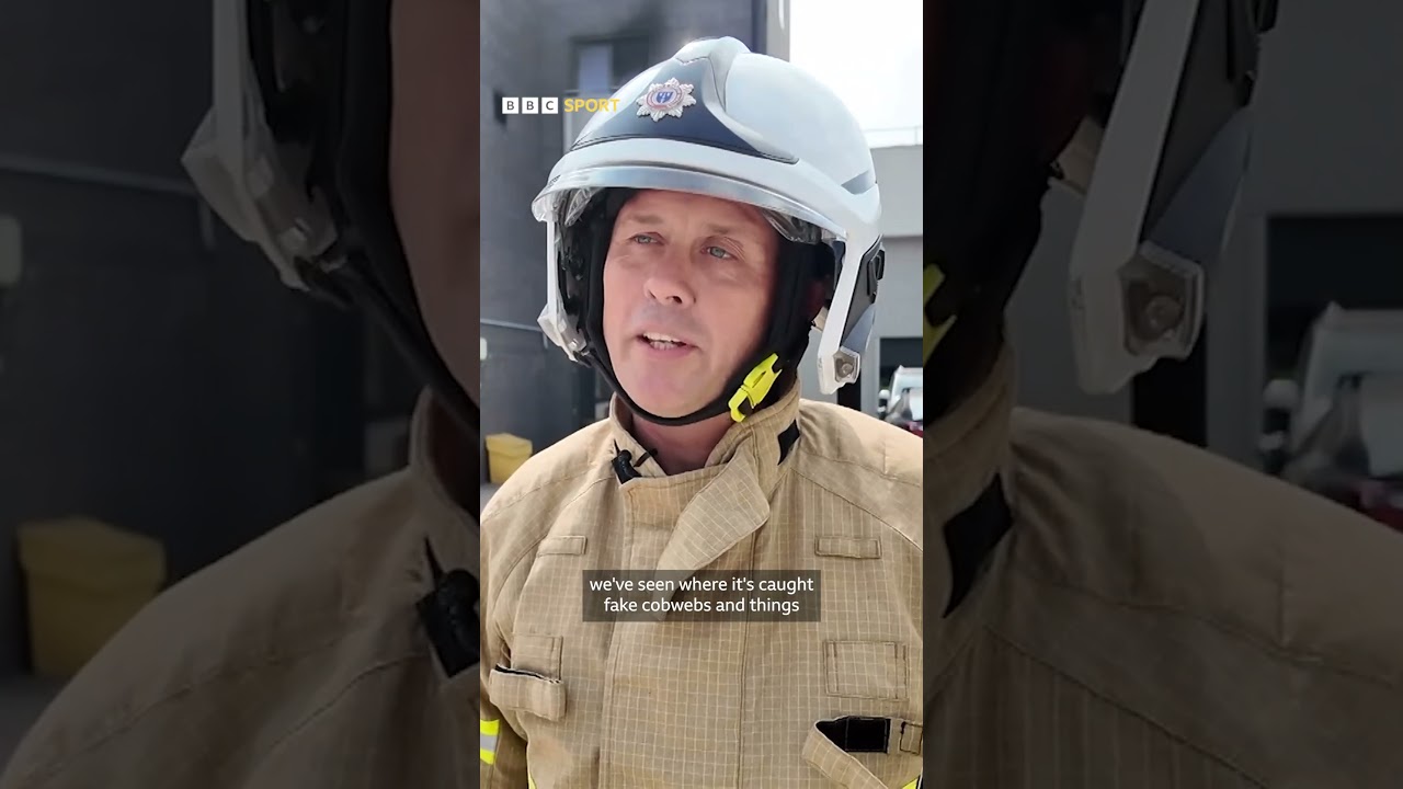 Why firefighters are warning against buying fake football shirts ⚠️🔥 - BBC