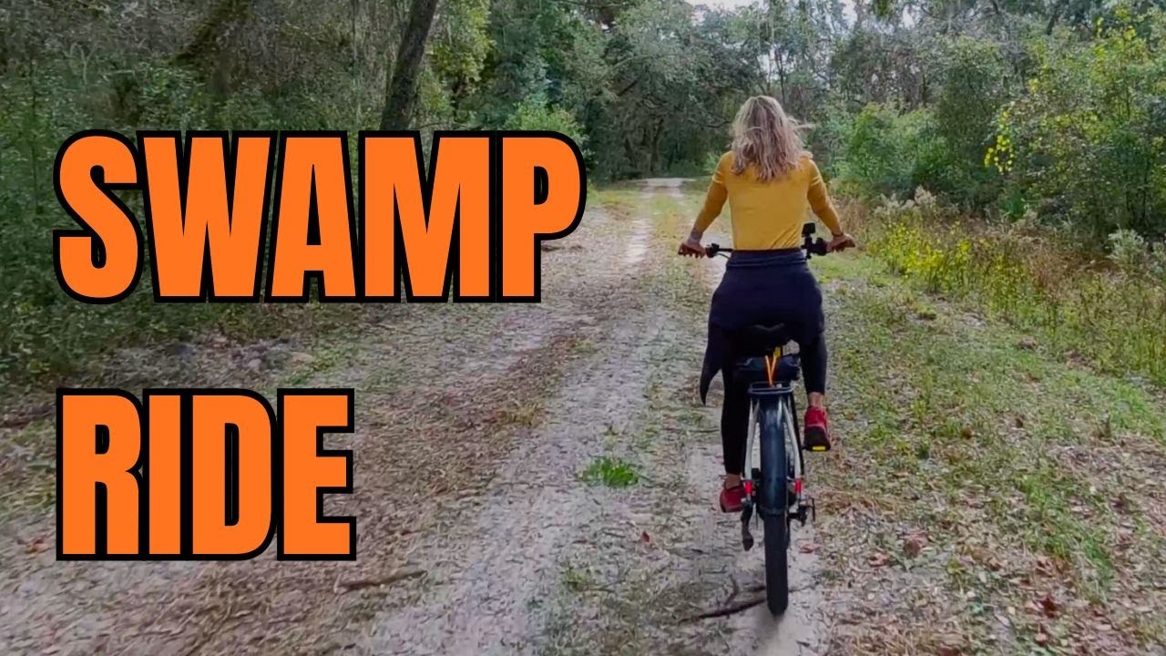 AIMA e-bike:   A seemingly endless maze of off-road bike trails at the Green Swamp.