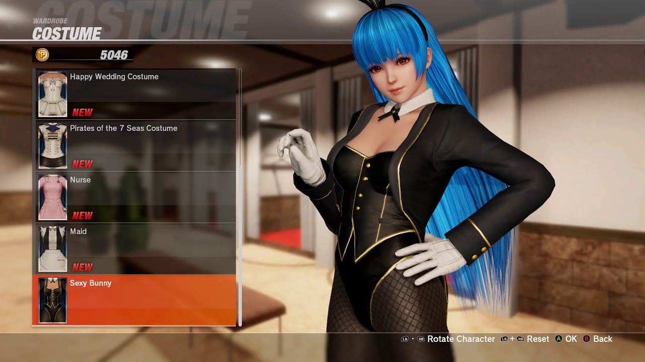 Dead Or Alive 6 Kula sexy wedding pirate bikini bunny hot summer santa sci fi maid leotard costume
