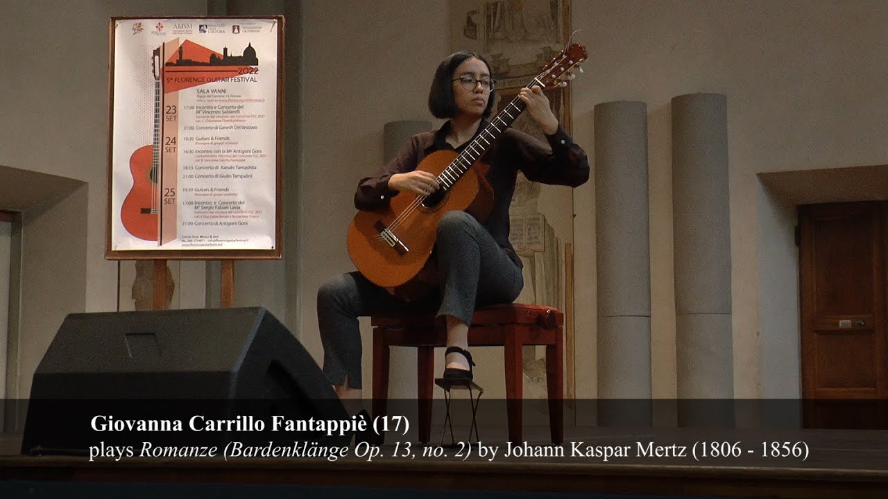 Johann Kaspar Mertz - Romanze (Bardenklänge Op. 13, no. 2) played by Giovanna Carrillo Fantappiè