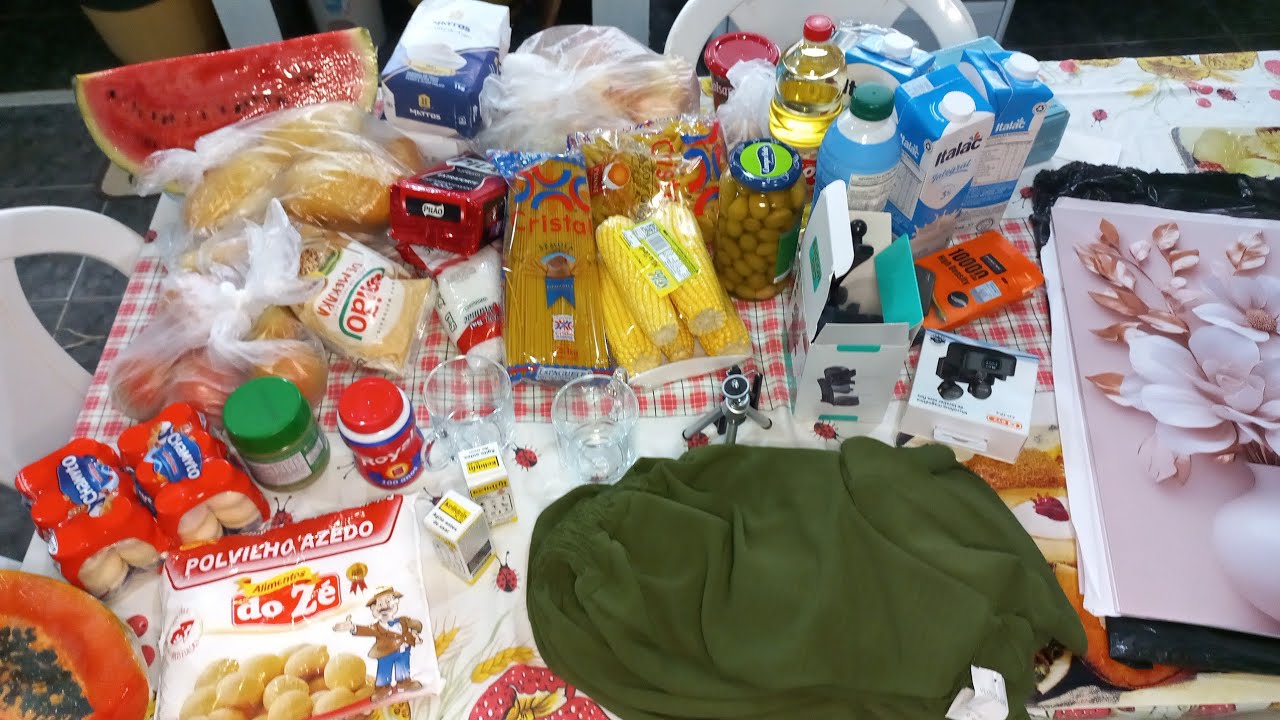 Minhas Comprinhas simples e básica de Mercado, mas produtinhos da Shein (mostrei tudo)