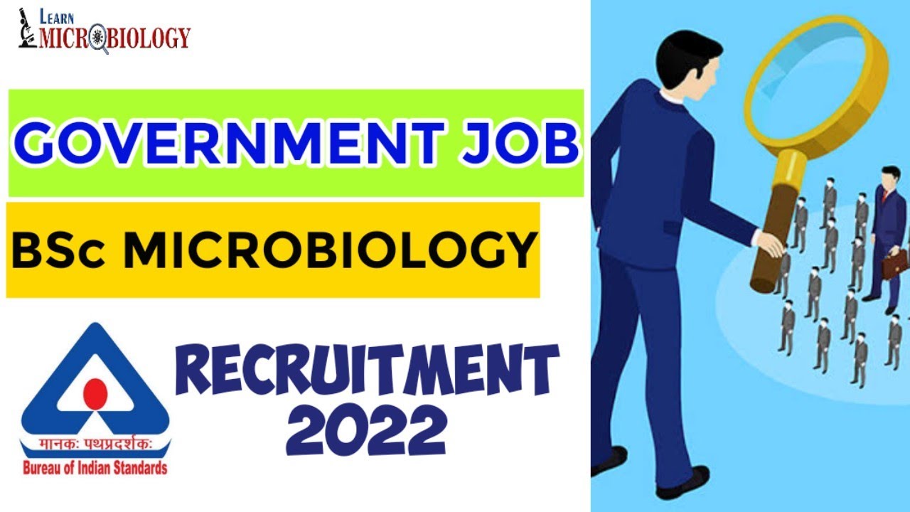 BIS RECRUITMENT 2022 | GOVERNMENT JOB | BSC MICROBIOLOGY