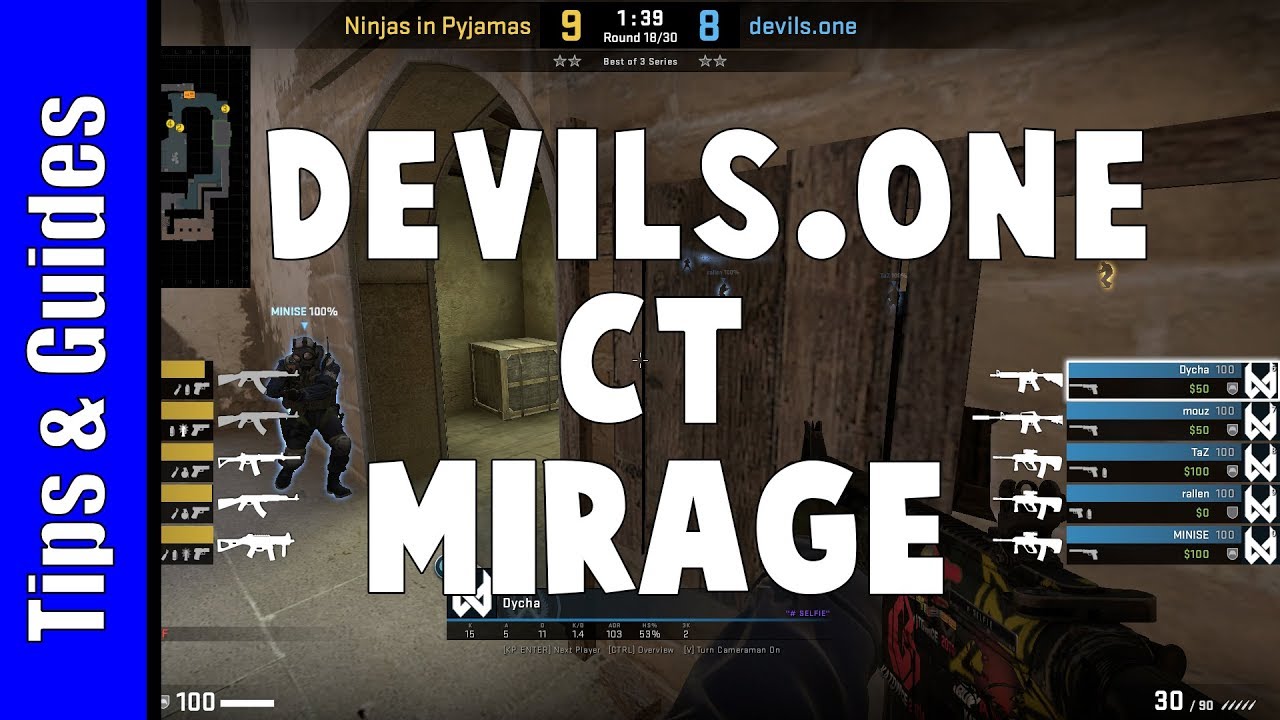 Devils.One upsets NIP with Interesting CT Setups on Mirage
